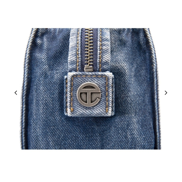 Telfar Blue Briefcase with Embossed Logo - Picture 4 of 5